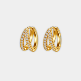 Aura Gold Drop Earrings