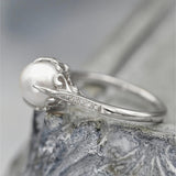 Twisted Freshwater Pearl Ring
