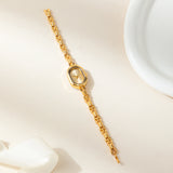 Fine Link Oval Watch