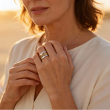 Gold Thread & Silver Ring
