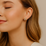 Knot Gold Earrings