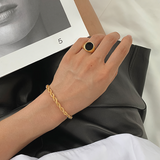Twisted Rope Gold Bracelet