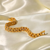 Gold Chain Link Bracelet