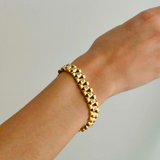 Gold Chain Link Bracelet