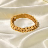 Gold Chain Link Bracelet