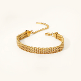 Simple Silhouette Gold Bracelet