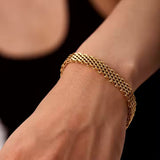 Simple Silhouette Gold Bracelet