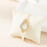 Drop Dial Gold Watch