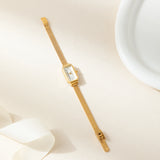 Rectangular Gold Watch