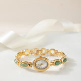 Elongated Gold Watch
