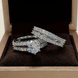 Double Pavé Ring Set