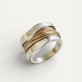 Gold Thread & Silver Ring