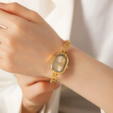 Fine Link Oval Watch