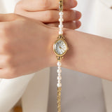 Drop Dial Gold Watch