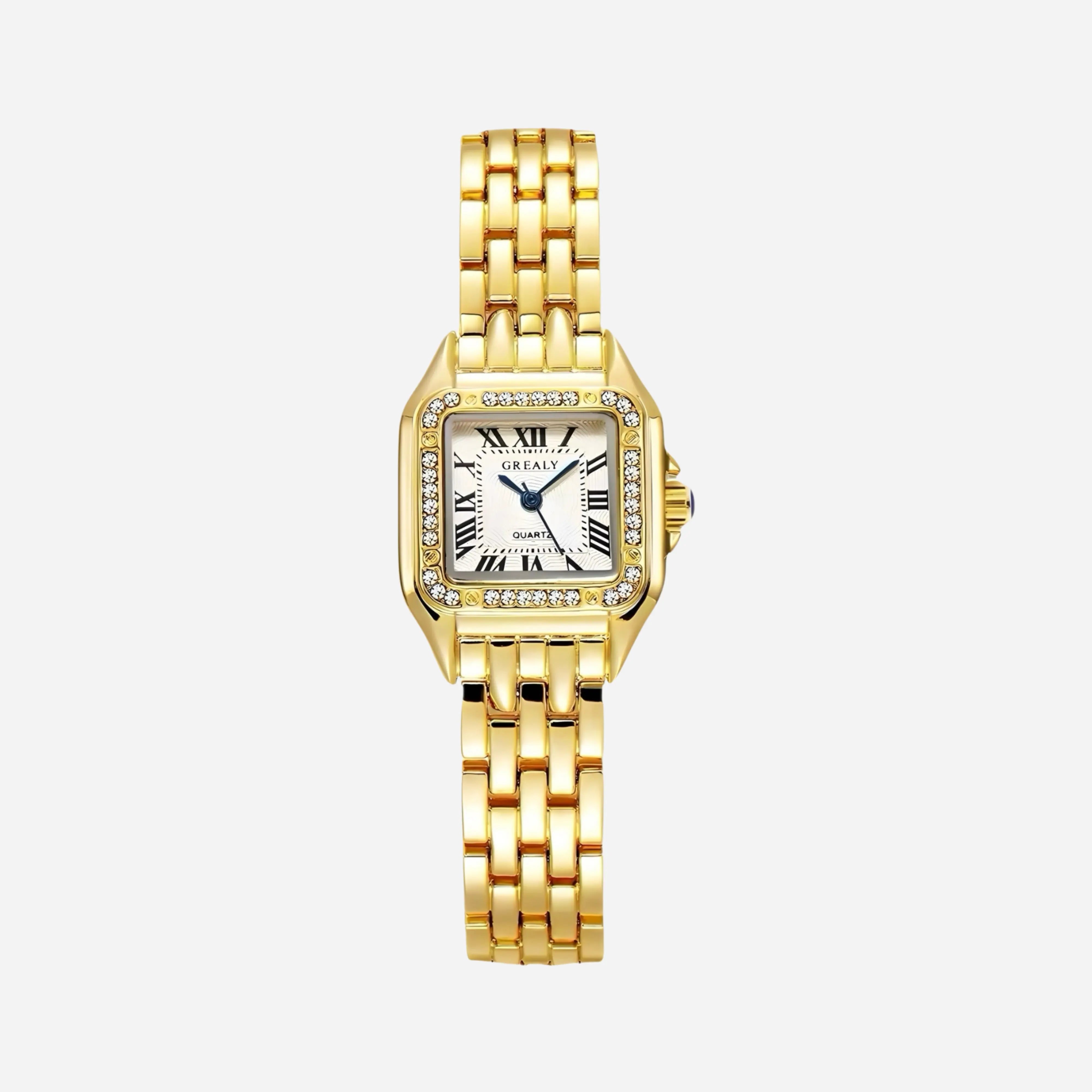Square Gold Watch