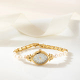 Drop Dial Gold Watch