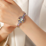 Crystal Edge Gold Watch