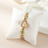 Elongated Gold Watch