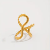 Sculptural Wave Ring