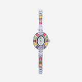 Crystal Edge Gold Watch