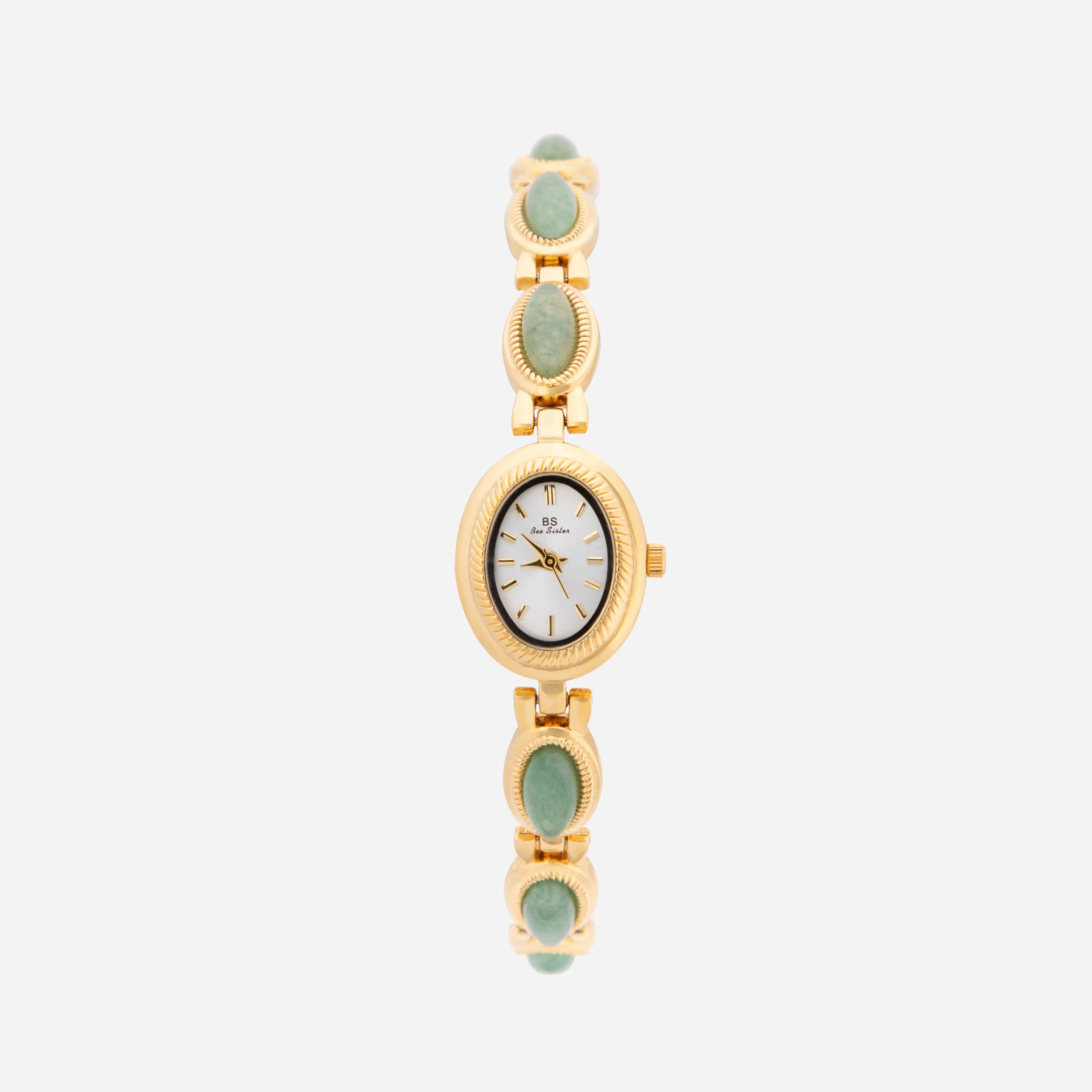 Elongated Gold Watch