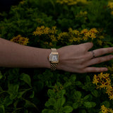 Square Gold Watch