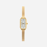 Rectangular Gold Watch