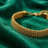 Simple Silhouette Gold Bracelet