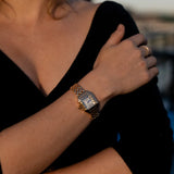 Square Gold Watch