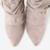 Lavista Slouchy Suede Knee High Boots - Taupe