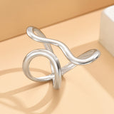 Sculptural Wave Ring