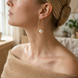 Elegant Pearl Drop Earrings