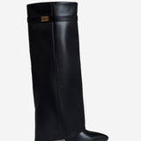 Lavista Leather knee-high boots - Black