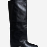 2 in 1 knee & ankle boots - Black