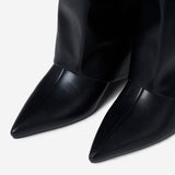 2 in 1 knee & ankle boots - Black