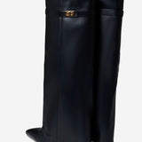 Lavista Leather knee-high boots - Black