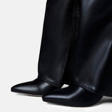 Lavista Leather knee-high boots - Black