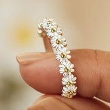 Daisy Silver Ring