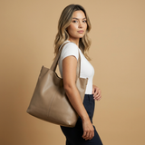 Tote Bag for Women in Soft Leather