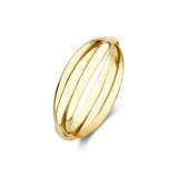 Triple Curve Gold Ring
