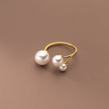 Triple Pearl Adjustable Ring