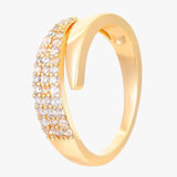 Gold Heart & Hands Ring