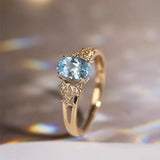 Star Detail Gold Ring