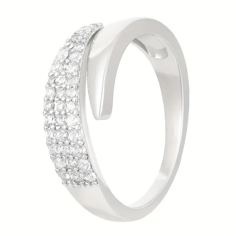 Gold Heart & Hands Ring