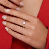 Solitaire Crystal Ring