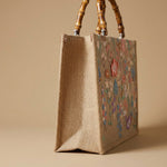Tote Bag with Bamboo Handles