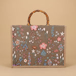 Tote Bag with Bamboo Handles