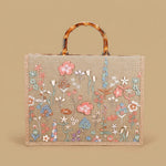 Tote Bag with Bamboo Handles