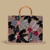 Tote Bag with Bamboo Handles