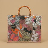 Tote Bag with Bamboo Handles